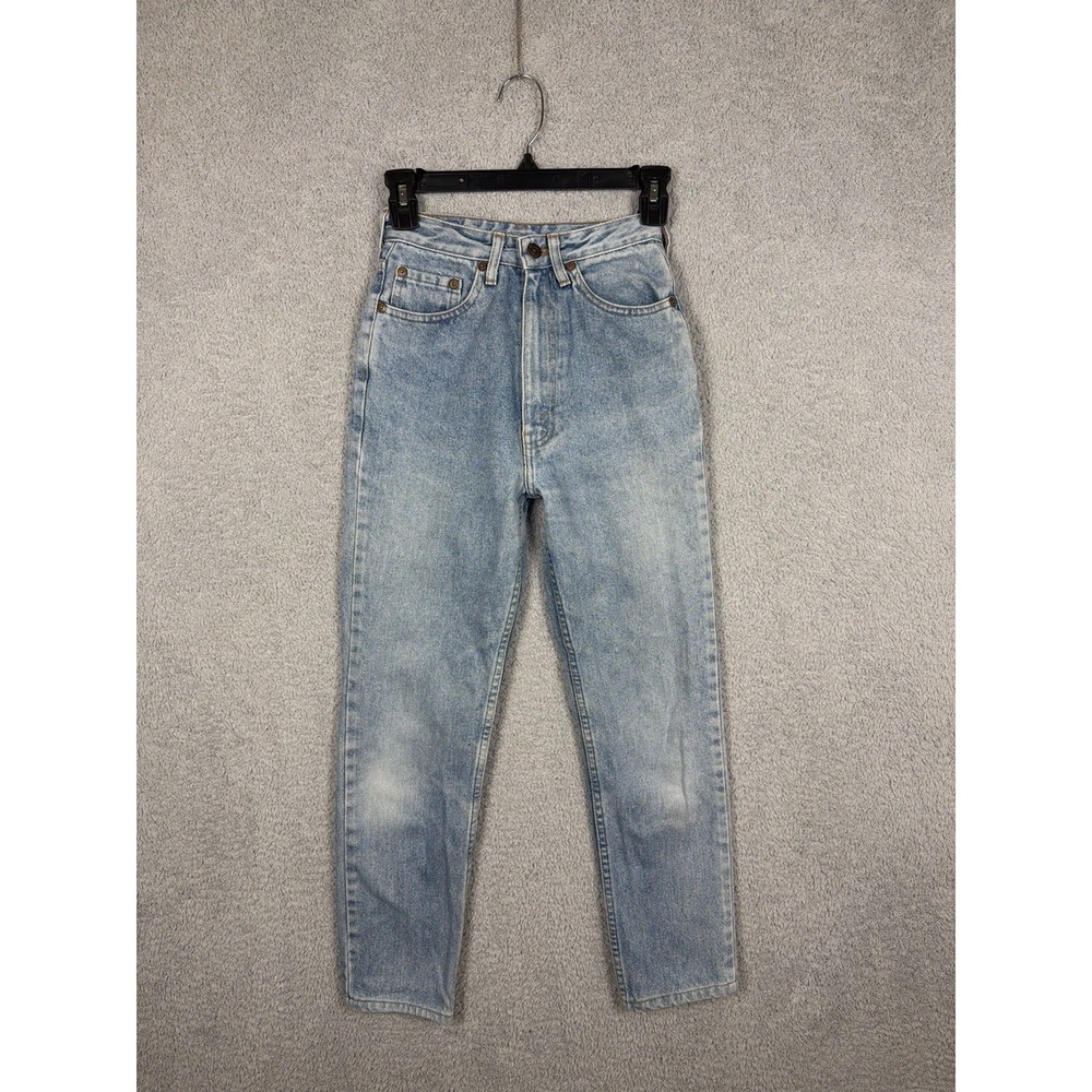 VTG Levi's 606 Womens Jeans Japan High Rise Tapered Light Wash Actual 24x24